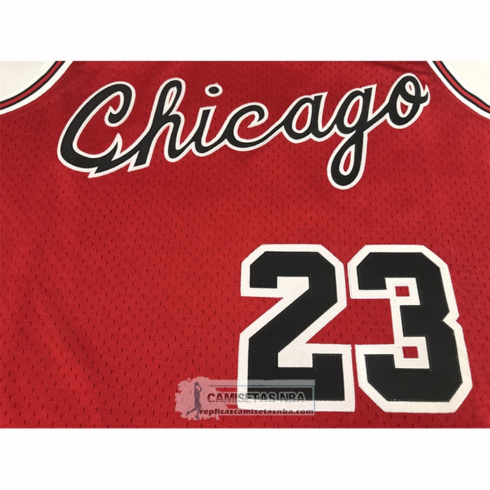 Camiseta Chicago Bulls Michael Jordan NO 23 Autentico 1984-85 Rojo